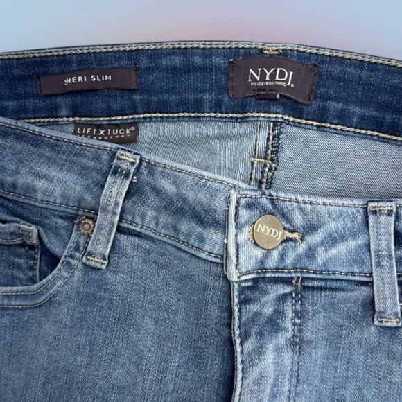NYDJ Women’s 18 SHERI SLIM Blue Jeans - Picture 4 of 4